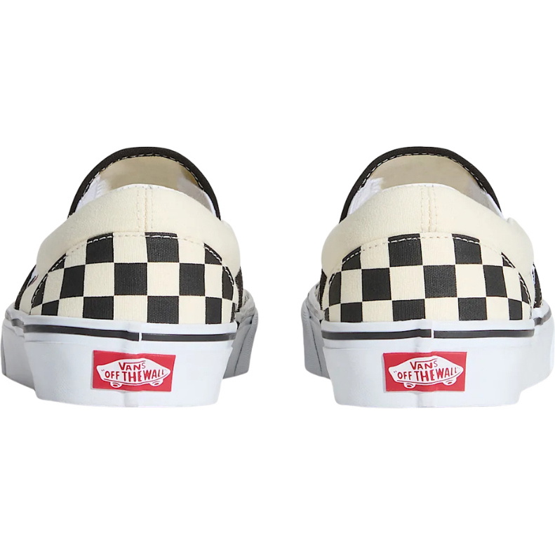 2026 Vans Classic Slip-On Shoes VN000EYE - Black & White Checkerboard